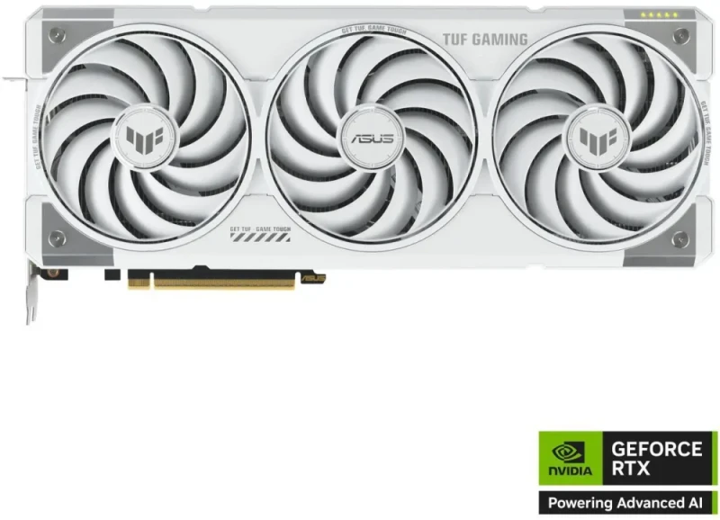 ASUS TUF Gaming white GeForce RTX 5070 Ti OC Edition 16GB GDDR7 TUF-RTX5070TI-O16G-WHITE-GAMING PCI-Express 5.0 DLSS 4.0 Graphics Card - Featured Image