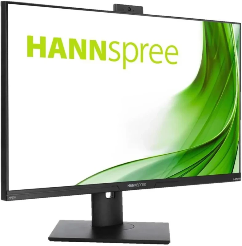 Hanns-G HP278WJB 27" Full HD AHVA IPS Monitor – 1080p, 5MP Webcam, USB Hub, Height Adjustable, Pivot - Featured Image