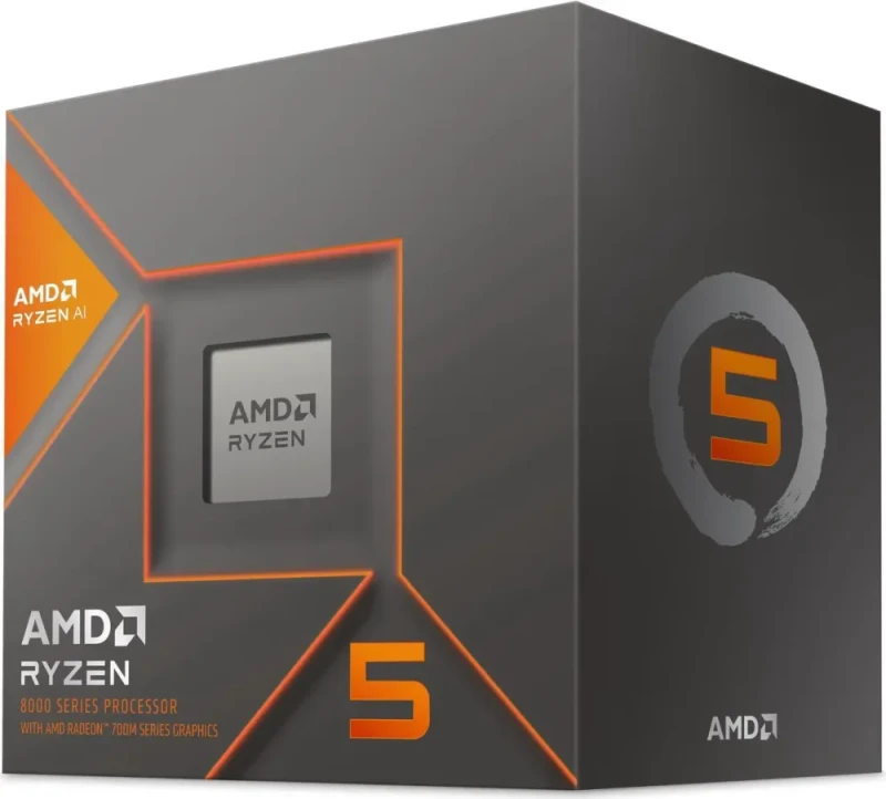 AMD Ryzen 5 8600G - Ryzen 5 8000-G Series 6-Core 4.3 GHz Socket AM5 65W AMD Radeon 760M Desktop CPU Processor - 100-100001237BOX - Featured Image