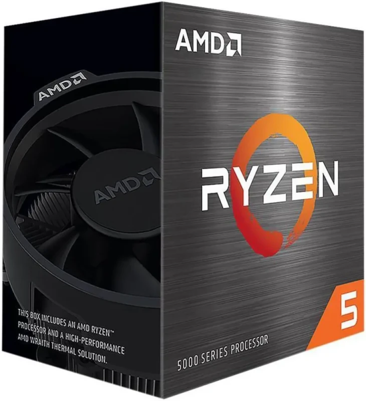 AMD Ryzen 5 5600 Desktop Processor - 6-Core 12-Thread Zen 3, 3.5 GHz Base, 4.4 GHz Boost, Socket AM4 65W with Wraith Stealth Cooler - Boxed (100-100000927BOX) - Featured Image