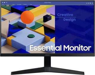 Samsung S27C314EAU 27" Full HD 1920x1080 IPS Flat Monitor - 75Hz Refresh Rate, 5ms Response Time, Eye Saver Mode, Borderless Design, AMD FreeSync, HDMI VGA