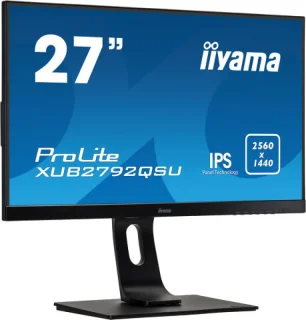 IIYAMA ProLite X2792HSU-B1 27" Full HD 1920x1080 IPS Office Monitor - 75Hz Refresh Rate, USB Hub, Height Adjustable Stand