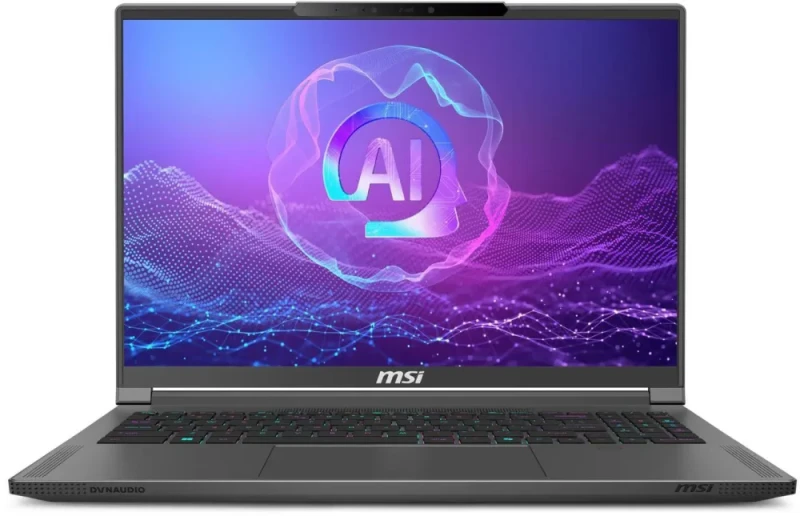 MSI Creator A16 AI+ 16" QHD+ 240Hz Touchscreen Workstation Laptop AMD Ryzen AI 7 350 (8-Core up to 5.0GHz) NVIDIA GeForce RTX 4060 8GB 32GB LPDDR5X RAM 1TB NVMe PCIe SSD Wi-Fi 7 Thunderbolt 4 RGB Keyboard Windows 11 Home 1-Year Warranty - Lunar Gray (A3HVFG-286US) - Featured Image