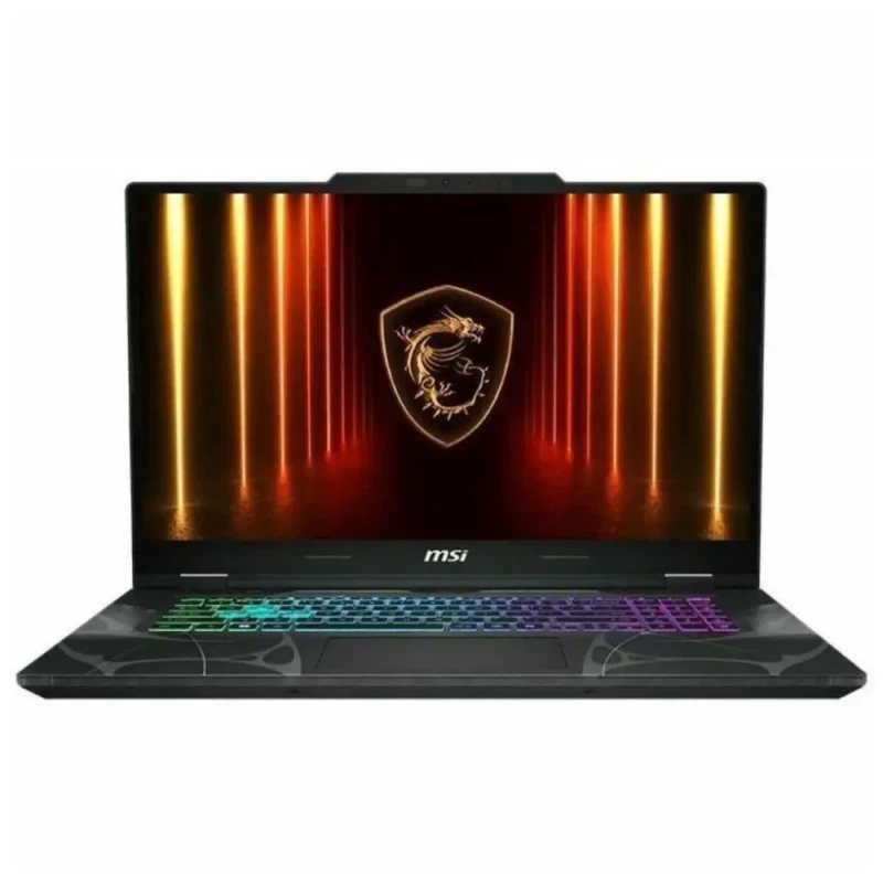 MSI Cyborg 15 B2RWEKG-258US 15.6" 144Hz FHD IPS Gaming Laptop Intel Core 5 210H (12-Core up to 4.8GHz) GeForce RTX 5050 8GB GDDR7 16GB DDR5 1TB NVMe PCIe Gen4 SSD Wi-Fi 6E Translucent Black Chassis Single-Zone RGB Keyboard Windows 11 Home - Black (CYBORG15B2258) - Featured Image