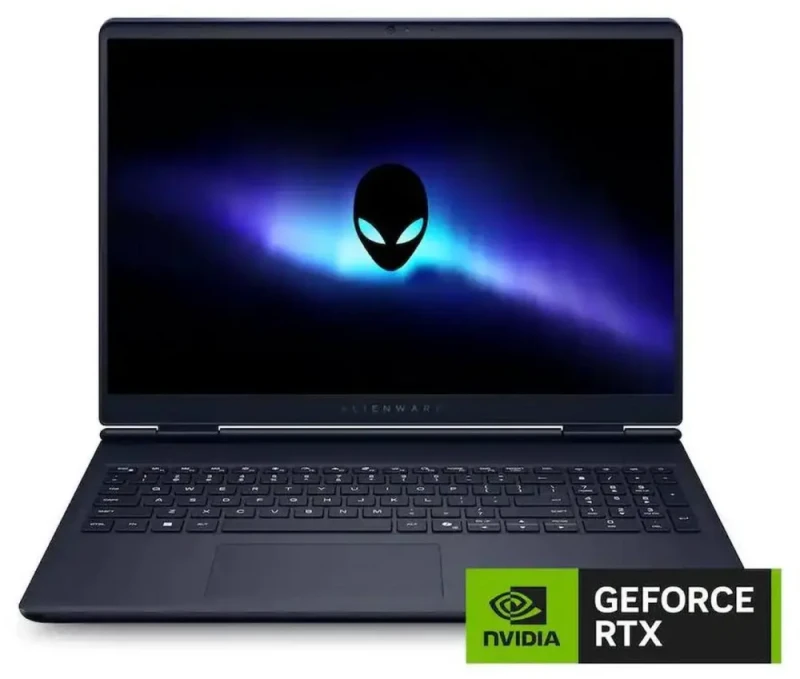Alienware Aurora 16 16" QHD+ 240Hz Gaming Laptop Intel Core Ultra 7 240H (16-Core up to 5.1GHz) NVIDIA GeForce RTX 5060 8GB GDDR7 32GB LPDDR5X RAM 1TB PCIe NVMe SSD Wi-Fi 7 RGB AlienFX Keyboard Windows 11 Home - Interstellar Indigo (LAC16250-7568BLU-PUS) - Featured Image