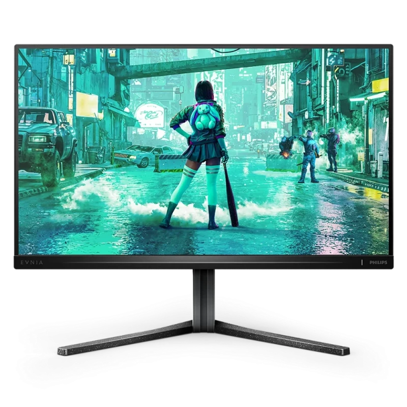 Philips Evnia 25M2N3200W 24.5" Full HD 1920x1080 VA Gaming Monitor - 240Hz Refresh Rate, 0.5ms MPRT 1ms GtG Response Time, Adaptive-Sync, 3000:1 Contrast Ratio, HDR10 Support, Low Input Lag, SmartContrast, HDMI 2.0 DisplayPort 1.4, Height Adjustable Stand, Flicker-Free LowBlue Mode - Featured Image