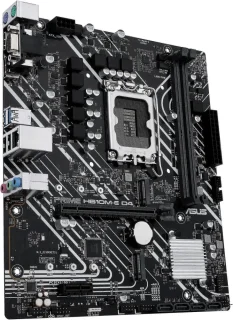 ASUS PRIME H610M-A D4-CSM LGA 1700 Intel H610 Micro ATX Commercial Motherboard - DDR4 up to 3200MHz, PCIe 4.0 x16, 2x M.2 Slots, Intel 1GbE LAN, DP/HDMI/VGA, Rear USB 3.2 Gen2 Ports, Bulk OEM Packaging, Supports 14th/13th/12th Gen Intel Core - Black