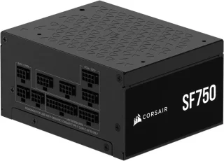 Corsair SF Series SF750 750W Fully Modular SFX Power Supply - 80 PLUS Platinum, Cybenetics Platinum, ATX 3.1 & PCIe 5.1 Ready, Native 12V-2x6 Cable, 92mm PWM Fan, Low-Noise, Zero RPM Mode - Black (CP-9020284-NA)