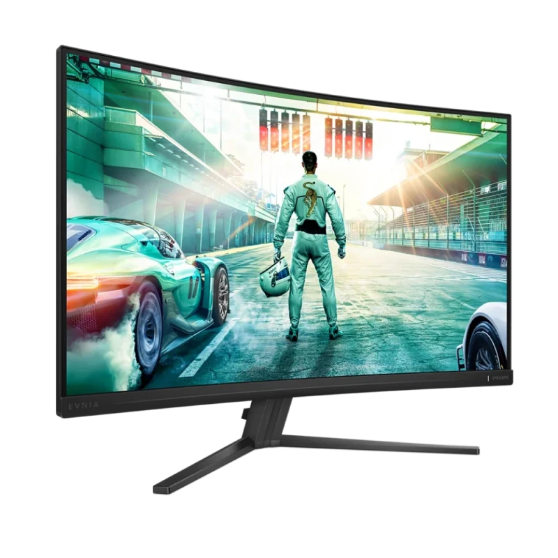 Philips Evnia 32M2C3500L 31.5" WQHD 2560x1440 Fast VA Curved Gaming Monitor - 180Hz Refresh Rate, 0.5ms MPRT Response Time, AMD FreeSync Premium, HDR10, 1500R Curvature, 2x HDMI DisplayPort, Low Input Lag, Flicker-Free Low Blue Light - Featured Image