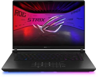 ASUS ROG Strix Scar 16 G635LX-XS97 16" 240Hz QHD+ Mini-LED Gaming Laptop - Intel Core Ultra 9 275HX, GeForce RTX 5090 24GB, 32GB DDR5 RAM, 2TB PCIe SSD, Wi-Fi 7, RGB Keyboard, Windows 11 Pro - Off Black