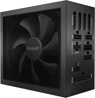 be quiet! Dark Power 13 1000W Fully Modular Power Supply - 80 PLUS Titanium, ATX 3.0 & PCIe 5.0 Ready, Full Digital Control, Silent Wings 135mm Fan, Frameless Design, Overclocking Key, Low-Noise Operation - Black