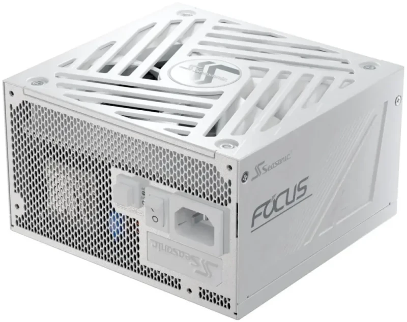 Seasonic FOCUS GX-850 White 850W 80+ Gold Fully Modular ATX Power Supply - ATX 3.1 & PCIe 5.1 Ready, Native 12V-2x6 Cable, Compact 140mm Depth, 135mm FDB Fan, Hybrid Silent Control, OptiSink Design - Featured Image