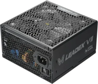 Super Flower Leadex VII XP PRO 1000W 80 PLUS Platinum Cybenetics Platinum Fully Modular PSU - ATX 3.1 PCIe 5.1 Ready, Native 12VHPWR (12V-2x6) Connector, 140mm FDB Fan, 100% Japanese 105°C Capacitors, SF-1000F14XP Black