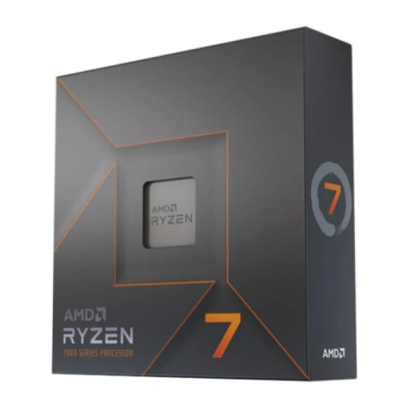 AMD Ryzen 7 7700X 8-Core 16-Thread Desktop Processor - Zen 4, 4.5GHz Base Up to 5.5GHz Boost, 32MB L3 Cache, 105W TDP, AM5 Socket, Integrated Radeon Graphics, Fully Unlocked - Featured Image