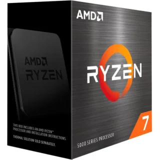 AMD Ryzen 7 5800X 8-Core 16-Thread Desktop Processor - Zen 3, 3.8GHz Base Up to 4.7GHz Boost, 36MB Cache, 105W TDP, AM4 Socket, No Cooler Included, Fully Unlocked
