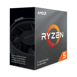 AMD Ryzen 5 3600 Desktop Processor - 6-Core 12-Thread, 3.6GHz Base 4.2GHz Boost, 32MB L3 Cache, 65W TDP, AM4 Socket, with Wraith Stealth Cooler