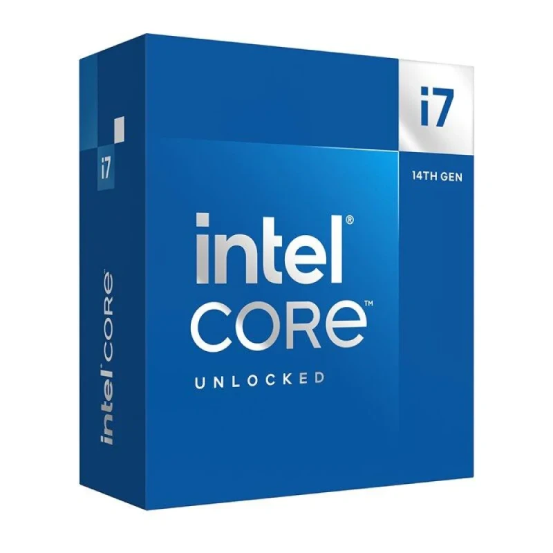 Intel Core i7-14700K 14th Gen 20-Core (8P+12E) 28-Thread Desktop Processor, Up to 5.6GHz Turbo, 33MB Cache, 125W TDP, LGA 1700 Socket, Intel UHD Graphics 770, Unlocked, No Coolercs 770, No Cooler Included - Featured Image