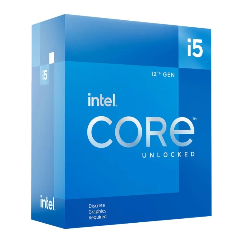 Intel Core i5-12600KF 12th Gen Alder Lake 10-Core 16-Thread Desktop Processor, 3.7GHz P-Core Base, Up to 4.9GHz Boost, 20MB Cache, 125W TDP, LGA 1700 Socket, No Integrated Graphics - Featured Image