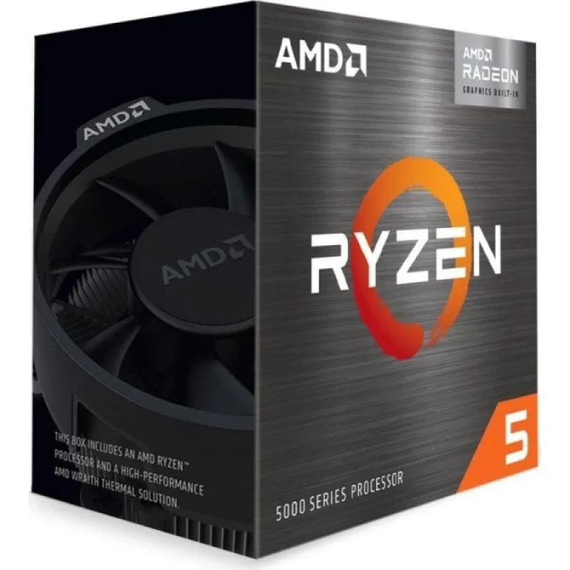AMD Ryzen 5 5600GT AM4 Desktop Processor – 6 Cores, 12 Threads, 3.6 GHz Base / Up to 4.6 GHz Boost, 16 MB L3 Cache, Radeon Integrated Graphics, 65 W TDP, DDR4-3200 Support, PCIe 3.0, Includes Wraith Stealth Cooler (Boxed) - Featured Image