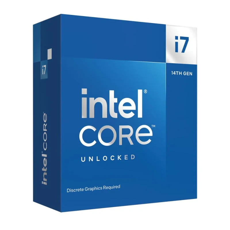 Intel Core i7-14700KF 14th Gen Desktop Processor – 20 Cores (8 Performance + 12 Efficient), 28 Threads, 3.4 GHz Base / Up to 5.6 GHz Turbo, 33 MB Intel Smart Cache, LGA1700 Socket, DDR4/DDR5 Support, PCIe 5.0/4.0, Unlocked Performance, No Integrated Graphics, Retail Box - Featured Image