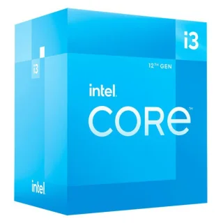 Intel Core i3‑12100F 12th Gen Desktop Processor – Alder Lake Quad‑Core 4 Cores, 8 Threads, 3.3 GHz Base / Up to 4.3 GHz Turbo, 12 MB Smart Cache, LGA1700 Socket, DDR4/DDR5 Support, No Integrated Graphics, Includes Stock Cooler (Boxed)