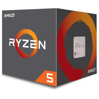 AMD Ryzen 5 2600 AM4 Desktop Processor – 6 Cores, 12 Threads, 3.4 GHz Base / Up to 3.9 GHz Turbo, 16 MB L3 Cache, Zen+ Architecture, 65 W TDP, DDR4‑2933 Support, Includes Wraith Stealth Cooler (Boxed)