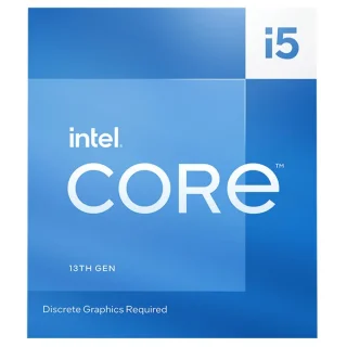 Intel Core i5‑13400F 13th Gen Desktop Processor – Raptor Lake 10 Cores (6 Performance + 4 Efficient), 16 Threads, 2.5 GHz Base / Up to 4.6 GHz Turbo, 20 MB Smart Cache, LGA1700 Socket, 65 W TDP, DDR4/DDR5 Support, No Integrated Graphics, Retail Box