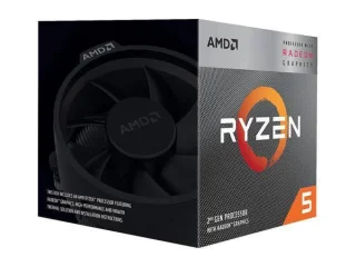 AMD Ryzen 5 3400G AM4 Desktop APU – 4 Cores / 8 Threads, 3.7 GHz Base / Up to 4.2 GHz Boost, Radeon RX Vega 11 Graphics, 65 W TDP, DDR4‑2933 Support, Includes Wraith Spire Cooler (Boxed)