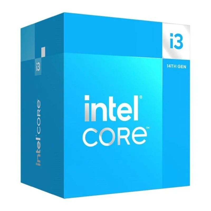 Intel Core i3-14100F 14th Gen Desktop Processor – Raptor Lake 4 Cores, 8 Threads, 3.5 GHz Base / Up to 4.7 GHz Turbo, 12 MB Intel Smart Cache, LGA1700 Socket, DDR4/DDR5 Support, 58 W TDP, No Integrated Graphics, Retail Box - Featured Image