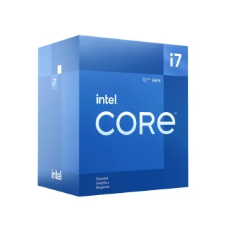Intel Core i7‑12700F 12th Gen Desktop Processor – 12 Cores (8 Performance + 4 Efficient) 20 Threads, 2.1 GHz Base / Up to 4.9 GHz Turbo, 25 MB Intel Smart Cache, LGA 1700 Socket, DDR4 & DDR5 Support, 65 W TDP, Includes RM1 Stock Cooler (Retail Boxed)