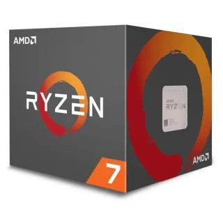 AMD Ryzen 7 2700 2nd Gen Desktop CPU (AM4), 8 Cores 16 Threads, 3.2 GHz Base, Up to 4.1 GHz Boost, 16 MB L3 Cache, DDR4‑2933 Support, Unlocked Multithreaded Performance, Includes Wraith Spire LED Cooler – Retail Boxed Processor