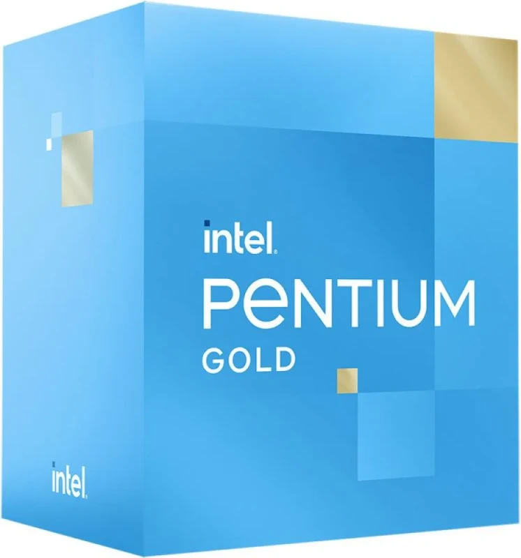 Intel Pentium Gold G7400 3.70 GHz Dual‑Core (2C/4T) LGA1700 Desktop CPU, 6 MB Smart Cache, Intel UHD Graphics 710, DDR4/DDR5 Support, 46 W TDP – Retail Box/Boxed Processor - Featured Image