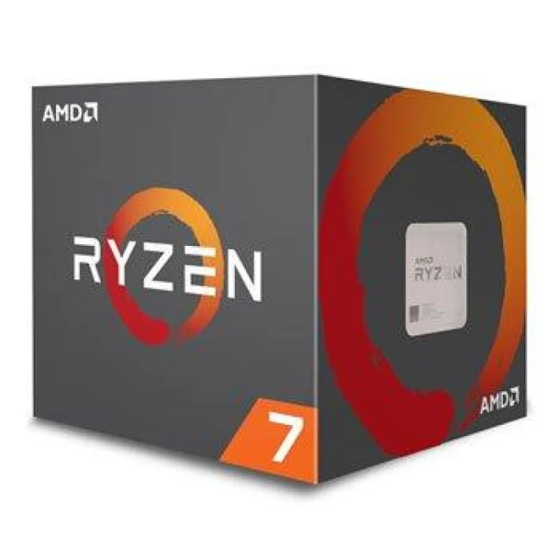 AMD Ryzen 7 1700 Desktop Processor – 8 Cores, 16 Threads, 3.0 GHz Base / 3.7 GHz Boost, 16 MB Cache, Unlocked AM4 Socket, Wraith Spire LED Cooler Included, DDR4 Dual‑Channel Support, 65 W TDP, High‑Performance PC CPU - Featured Image