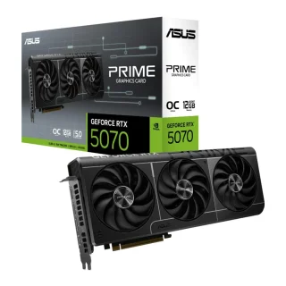 Asus PRIME OC - GeForce RTX 5070 12GB Black / White 306mm