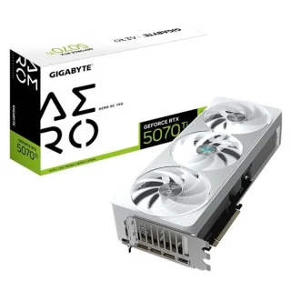 Gigabyte AERO OC - GeForce RTX 5070 Ti 16GB White / Silver 340mm