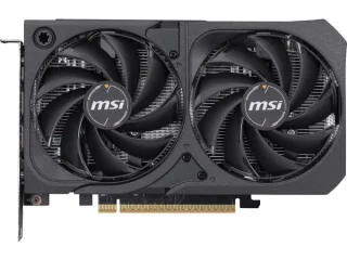 MSI GeForce RTX 5050 SHADOW 2X OC 8GB – NVIDIA RTX 5050 GPU, 8GB GDDR6 20 Gb/s, 128-bit, 2560 CUDA Cores, Boost Clock up to 2450 MHz, Dual TORX Fan Cooling, PCIe 5.0, 3x DisplayPort 2.1b + HDMI 2.1b, 130 W, Compact Dual-Slot, 200 mm
