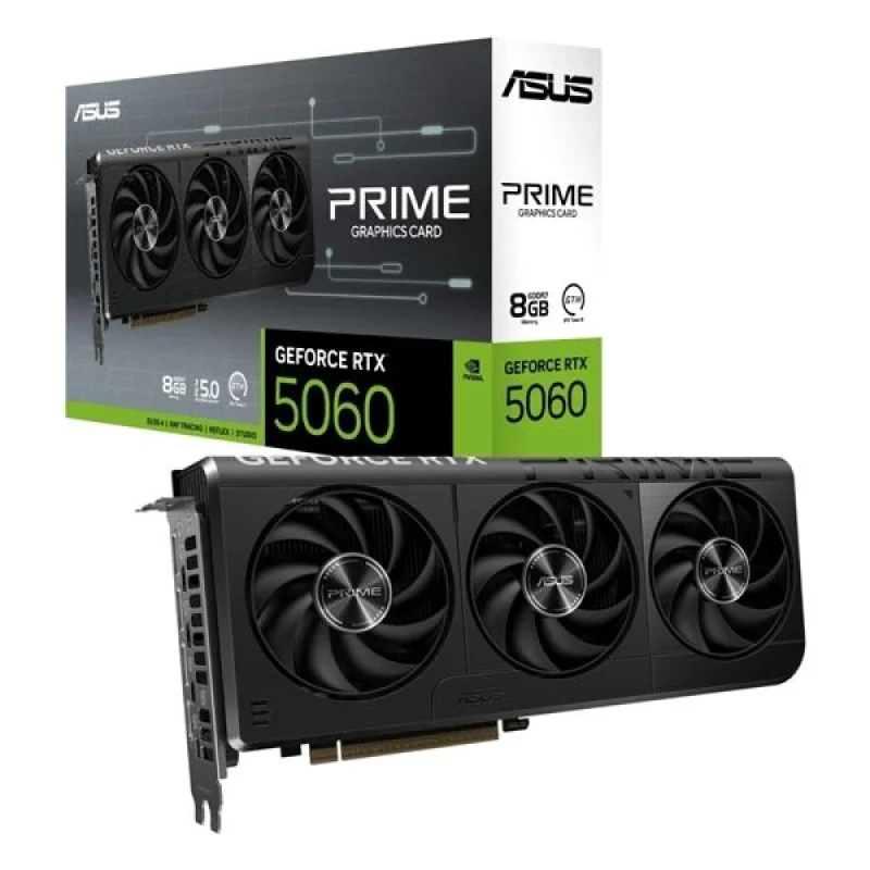 Asus PRIME - GeForce RTX 5060 8GB Black 268mm - Featured Image