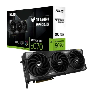 Asus TUF GAMING OC - GeForce RTX 5070 12GB Black / Silver 329mm