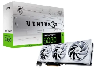 MSI VENTUS 3X OC - GeForce RTX 5080 16GB White 303mm