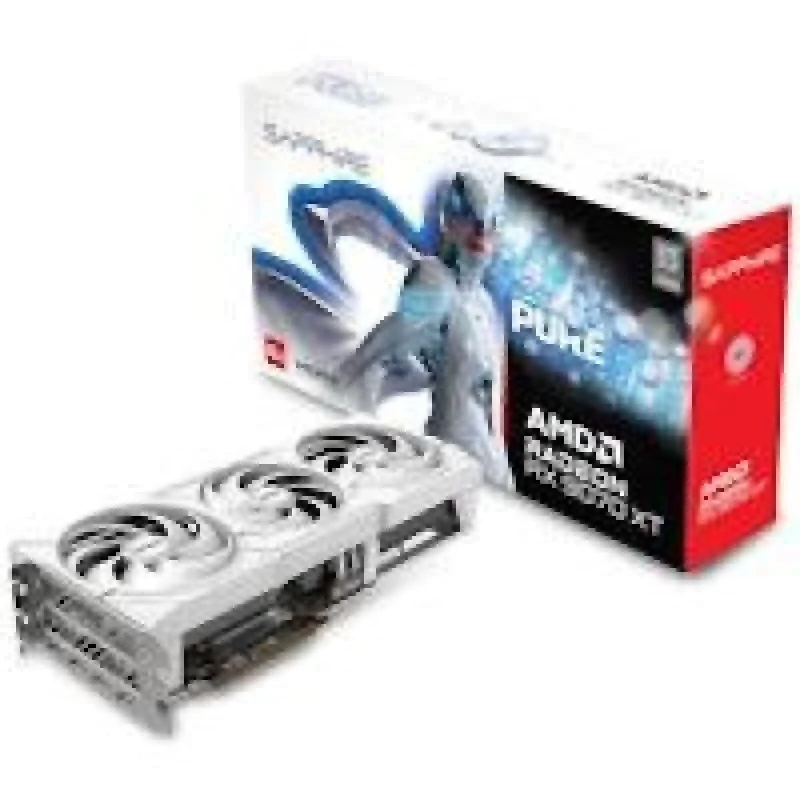 Sapphire PURE - Radeon RX 9070 XT 16GB White 320mm - Featured Image