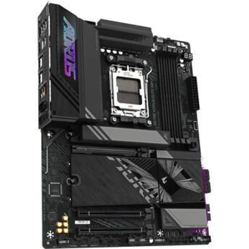 GIGABYTE X870E AORUS ELITE WIFI7 AM5 ATX Motherboard – AMD X870E Chipset, 4× DDR5 Slots up to 8000 MT/s (OC), 3× PCIe 5.0 + PCIe 4.0, Wi-Fi 7 (802.11be) & Bluetooth 5.4, 2.5 Gb LAN, USB4 & USB 3.2 Gen2×2 Type-C, Triple M.2 (PCIe 5.0/4.0), HDMI 2.1 & Realtek ALC1220 Audio for High-End Gaming/Creator Builds - Featured Image