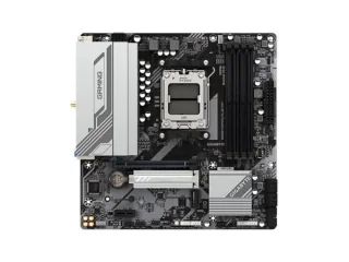 Gigabyte B650M GAMING PLUS WIFI AMD B650 Micro‑ATX Motherboard – AM5 Socket for Ryzen 7000/8000/9000 Series, Dual‑Channel DDR5 up to 8000 MHz, 2× PCIe 4.0 M.2, 2.5 GbE LAN, Wi‑Fi 6E 802.11ax & Bluetooth 5.3, Realtek 7.1 Audio, HDMI 2.1 & DisplayPort, USB 3.2 Gen1 Type‑C & Type‑A