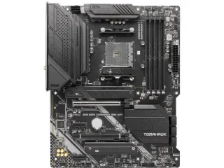 MSI MAG B550 TOMAHAWK MAX WIFI AMD B550 ATX Motherboard – Socket AM4 for AMD Ryzen 3000/4000G/5000 Series, DDR4 up to 5100 MHz, 2.5Gb LAN & Wi‑Fi 6E w/ Bluetooth 5.2, Dual PCIe x16 & 2× M.2, HDMI 2.1 & DisplayPort, USB 3.2 Gen2 Type‑A/C, Realtek 7.1 Audio