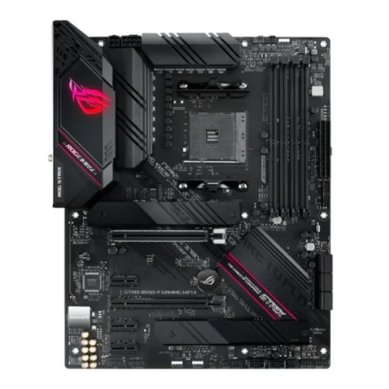 ASUS ROG STRIX B550‑F GAMING WIFI II AMD B550 ATX Motherboard – AM4 Socket, DDR4, PCIe 4.0, Dual M.2, Wi‑Fi 6E, Intel 2.5 Gb LAN, HDMI 2.1 & DisplayPort, USB 3.2 Gen2 Type‑C, Aura Sync RGB – High‑Performance Gaming & PC Build Board - Featured Image