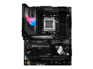ASUS ROG STRIX X870E‑E GAMING WIFI ATX Motherboard – AMD X870E Chipset, AM5 Socket, DDR5 (Up to 192 GB), 5× M.2 (PCIe 5.0/4.0), PCIe 5.0 x16 & PCIe 4.0 x16, Wi‑Fi 7 (802.11be) & Realtek 5 Gb LAN, USB4 & USB 3.2 Gen2x2 Type‑C, HDMI, 10× USB 3.2 Ports, Realtek ALC4080 Audio, ASUS AI Overclocking/Aura Sync – Premium Gaming/Creator Board