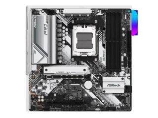 ASRock B650M Pro RS AMD AM5 Micro‑ATX Motherboard – AMD B650 Chipset, AM5 Socket for Ryzen 7000/8000/9000 CPUs, 4× DDR5 DIMM up to 7200+ OC, PCIe 4.0 x16 & PCIe 3.0 x16, 3× M.2 (PCIe Gen5x4/Gen4x4/Gen4x2), 4× SATA 6 Gb/s, Realtek 2.5G LAN, HDMI & DisplayPort, USB 3.2 Gen2 Type‑A/C + Type‑C Front, 7.1‑ch Audio – Budget Gaming/Workstation Board