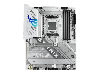 ASUS ROG STRIX X870‑A GAMING WIFI AMD X870 AM5 ATX Motherboard – AM5 Socket for Ryzen 7000/8000/9000 Series, DDR5 up to 8000+ MT/s, 4× DIMM, 4× M.2 PCIe (5.0/4.0), PCIe 5.0 x16, Wi‑Fi 7 (802.11be) & Bluetooth 5.4, Intel 2.5 Gb LAN, USB4 Gen2x2 Type‑C, USB 3.2 Gen2, HDMI & DisplayPort, Realtek ALC4080 7.1 Audio, RGB – High‑End Gaming Board