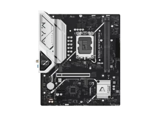 ASUS B760M‑AYW WIFI D4 II Intel B760 LGA1700 Micro‑ATX Motherboard – Supports Intel 14th/13th/12th Gen CPUs, DDR4 up to 5333(OC), 2× M.2 PCIe 4.0 NVMe, PCIe 5.0 x16, Realtek 2.5Gb Ethernet, Wi‑Fi 6 (802.11ax) & Bluetooth 5.x, 4× SATA 6Gb/s, HDMI, USB 5Gbps Type‑A, Aura Sync RGB, Compact mATX Board for Gaming & Productivity