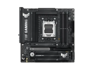 ASUS TUF GAMING B850M‑PLUS WIFI AM5 Micro‑ATX Motherboard ‑ AMD B850 Chipset, Socket AM5 for Ryzen 7000/8000/9000 Series, DDR5 8000+ (OC), 4 DIMM, Wi‑Fi 6E 802.11ax + Bluetooth, 2.5 Gigabit LAN, 3× M.2 + 4× SATA, PCIe 5.0 x16, HDMI & DisplayPort, Realtek ALC1220P 7.1 Audio