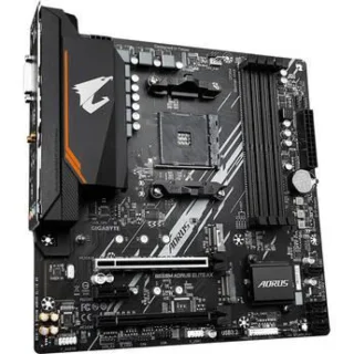 Gigabyte B550M AORUS ELITE AX AM4 Micro‑ATX Motherboard ‑ AMD B550 Chipset, Supports Ryzen 3000/4000/5000 Series, DDR4 4733+ (OC), Dual M.2 (PCIe 4.0 + PCIe 3.0), Wi‑Fi 6E (802.11ax) + Bluetooth, Realtek Gigabit LAN, PCIe 4.0 x16, 4× SATA3, USB 3.2 Gen1, HDMI & DVI Outputs, 4 DIMM Dual‑Channel Memory
